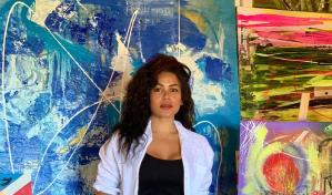 Yubo Fern&aacute;ndez: la actriz dominicana que encontr&oacute; en la pintura otra manera de expresar su arte