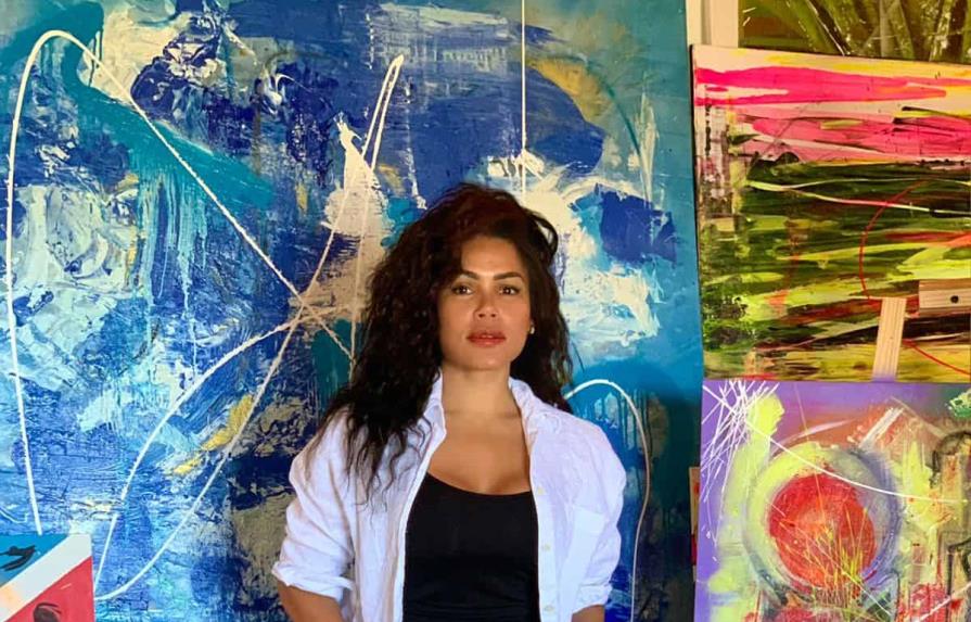 Yubo Fernández: la actriz dominicana que encontró en la pintura otra manera de expresar su arte