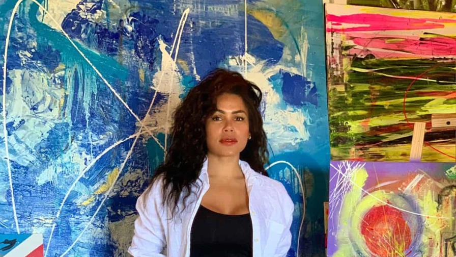 Yubo Fernández: la actriz dominicana que encontró en la pintura otra manera de expresar su arte