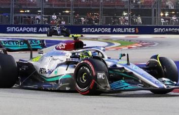 Hamilton lidera primera sesión de entrenamientos libres del GP de Singapur