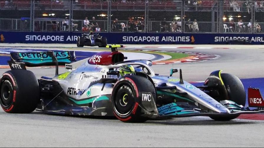 Hamilton lidera primera sesión de entrenamientos libres del GP de Singapur