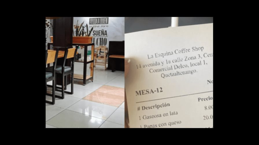 Mujer fue a la cafetería y recibió un recargo insólito