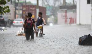 Se registra granizada acompañada de lluvias y vientos en Navarrete