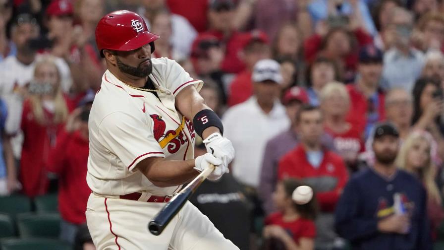 VIDEO | Bate de Pujols sigue caliente; ayuda triunfo de San Luis