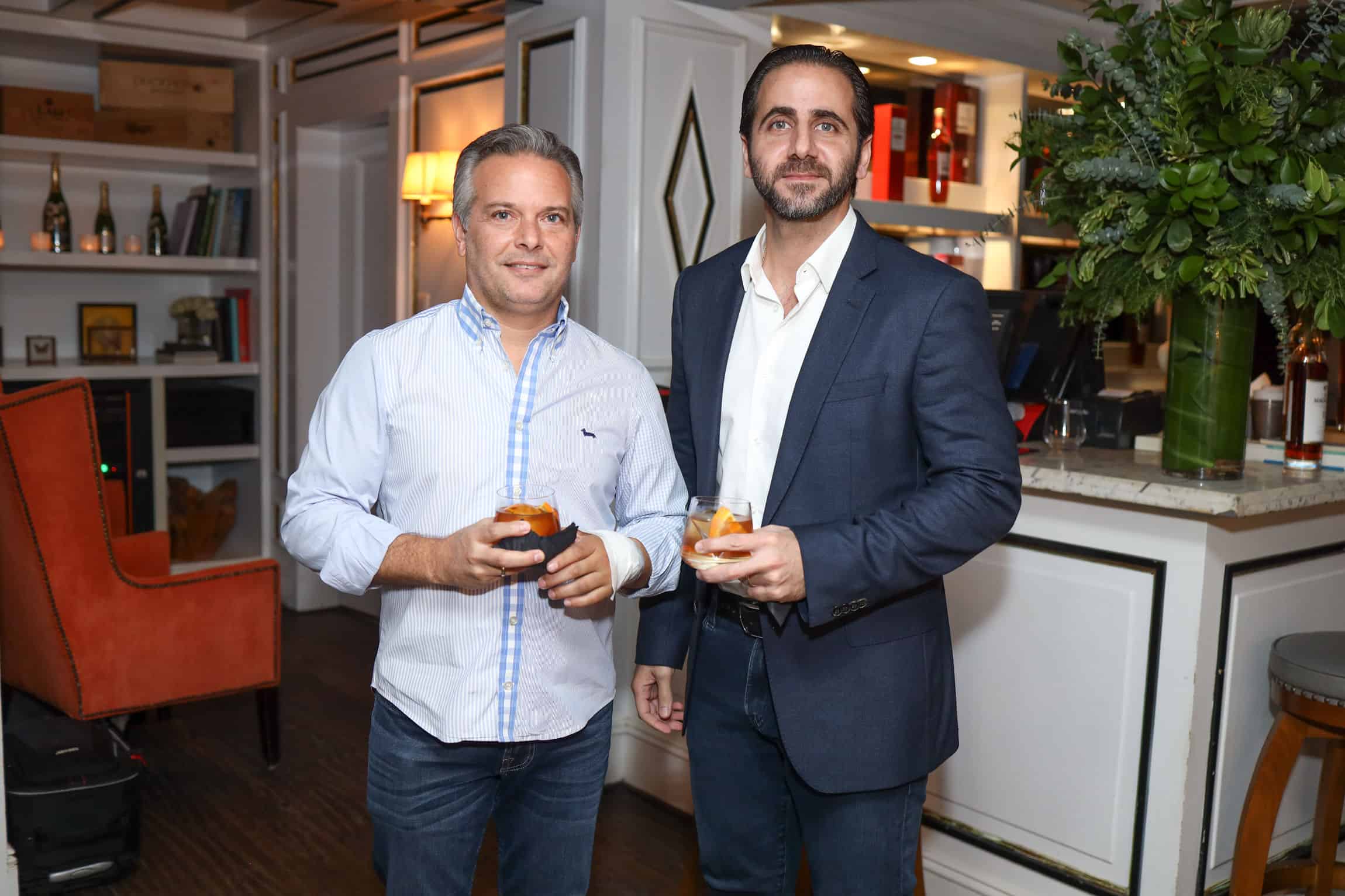 Roberto Lamarche y Antonio Handal.