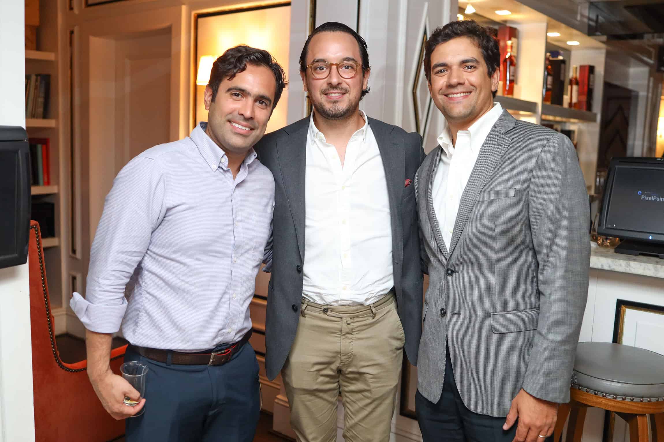 Raldy Santiago, Eduardo Turull y Eduardo Brugal.
