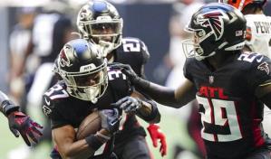 Intercepción de Alford define triunfo de Falcons ante Browns