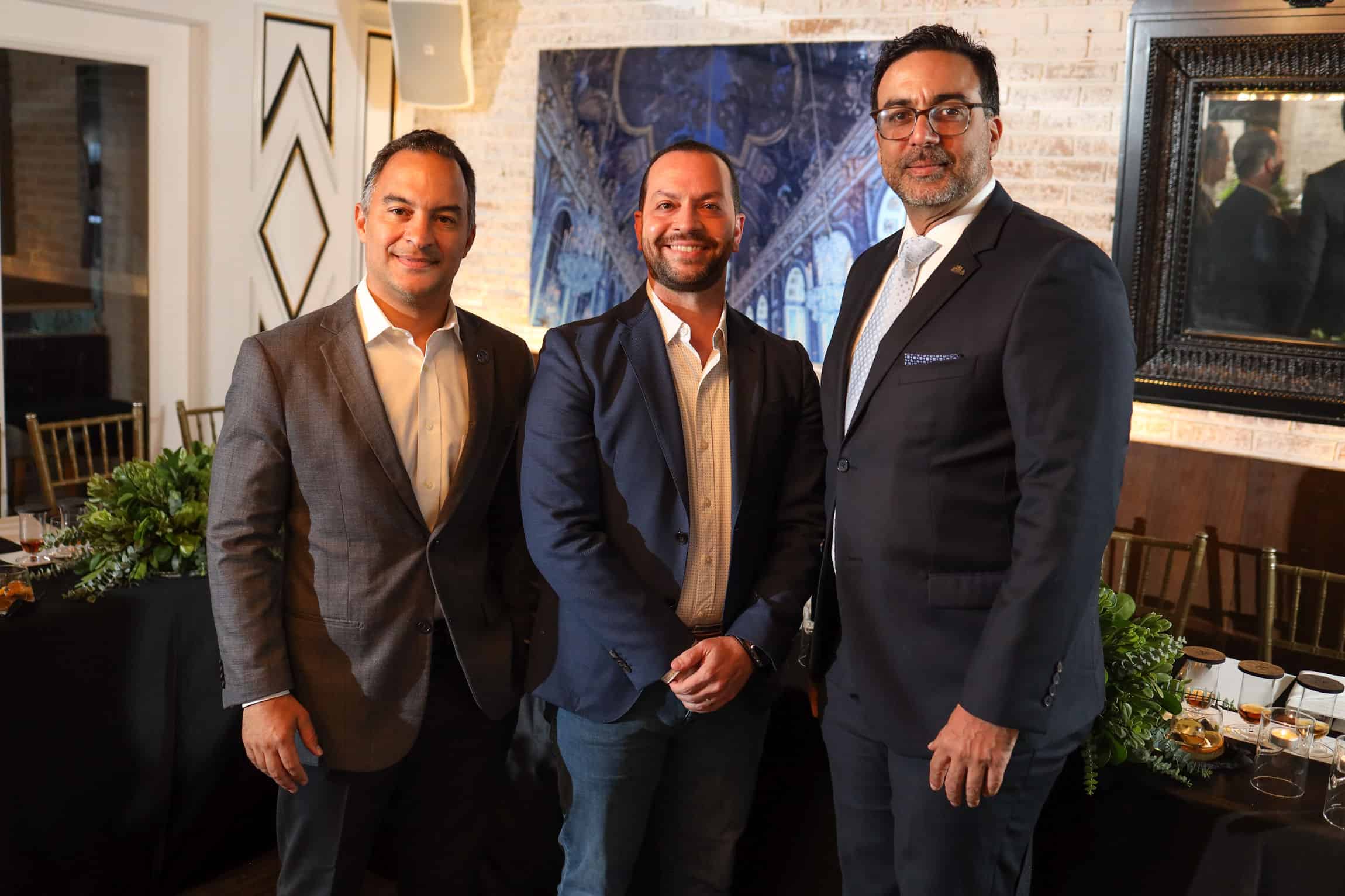 Alfredo Najri, Pedro Ortíz y Rafael Rodríguez.