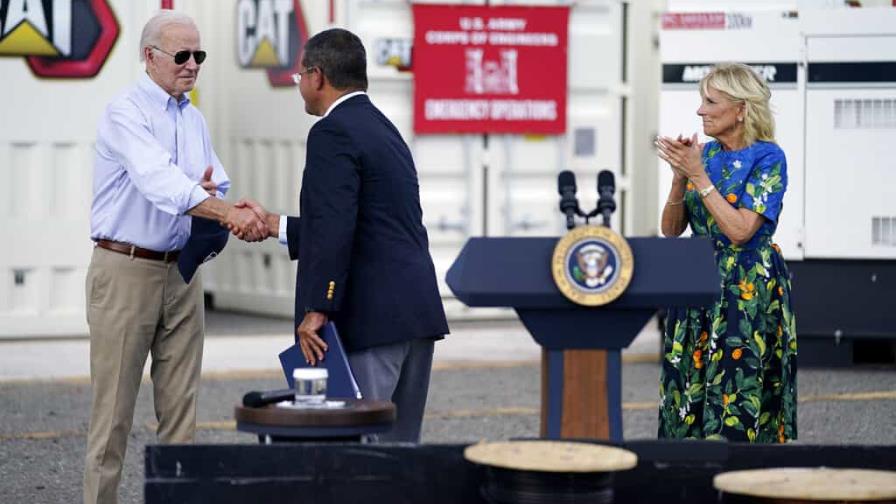 Biden promete reconstruir Puerto Rico rápido y resiliente ante huracanes