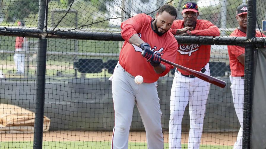 Valdespín se integra al campamento del Escogido
