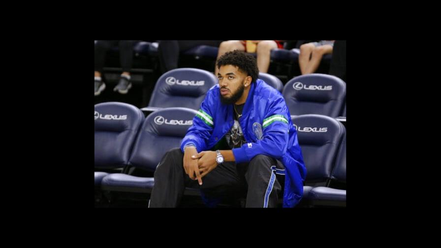 Towns se presenta a entrenar con Timberwolves tras dolencia Towns se presenta a entrenar con Timberwolves tras dolencia