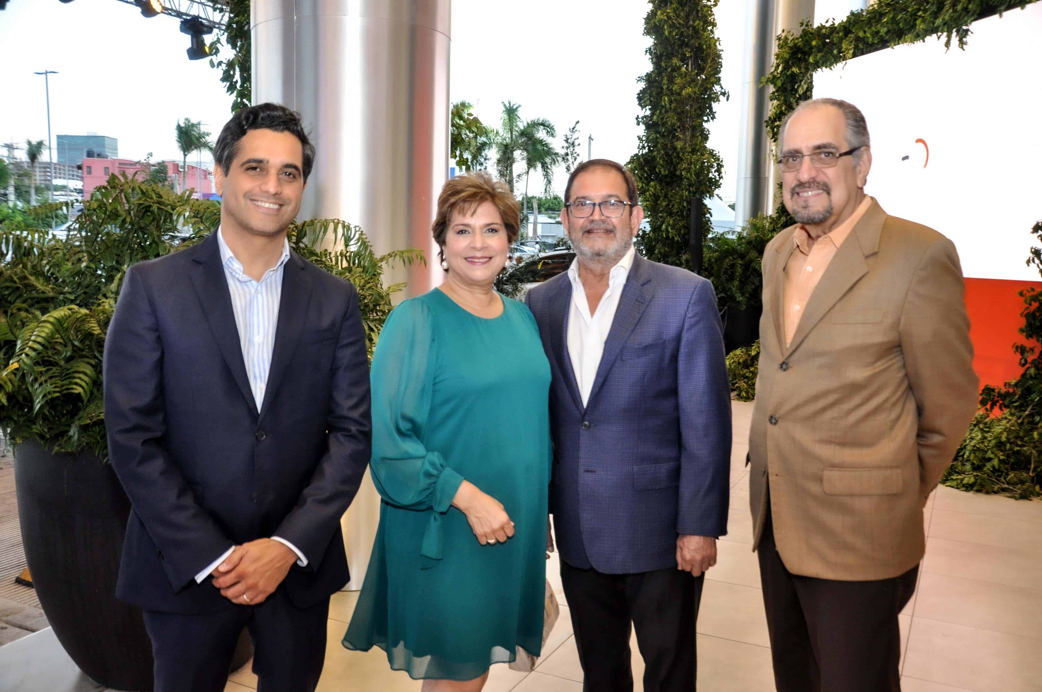 Gary Piña, Liliana Khoury, Alberto Santana y Miguel Fiallo.