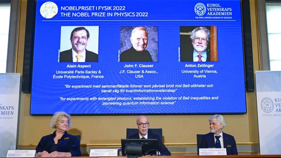 Premio Nobel de Física para tres pioneros de la mecánica cuántica