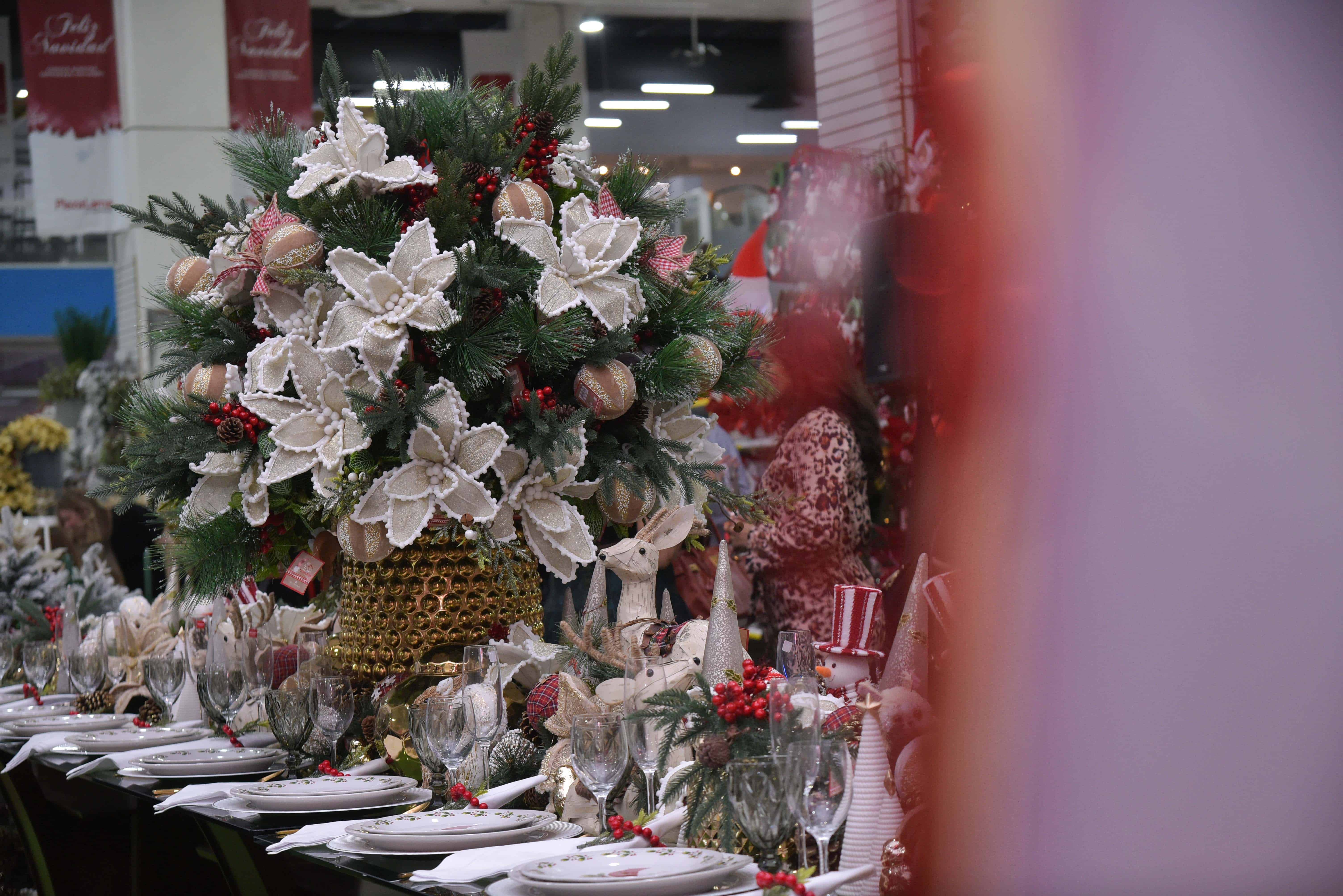 El blanco, el rojo y el verde primarán en la decoración de esta Navidad 2022.