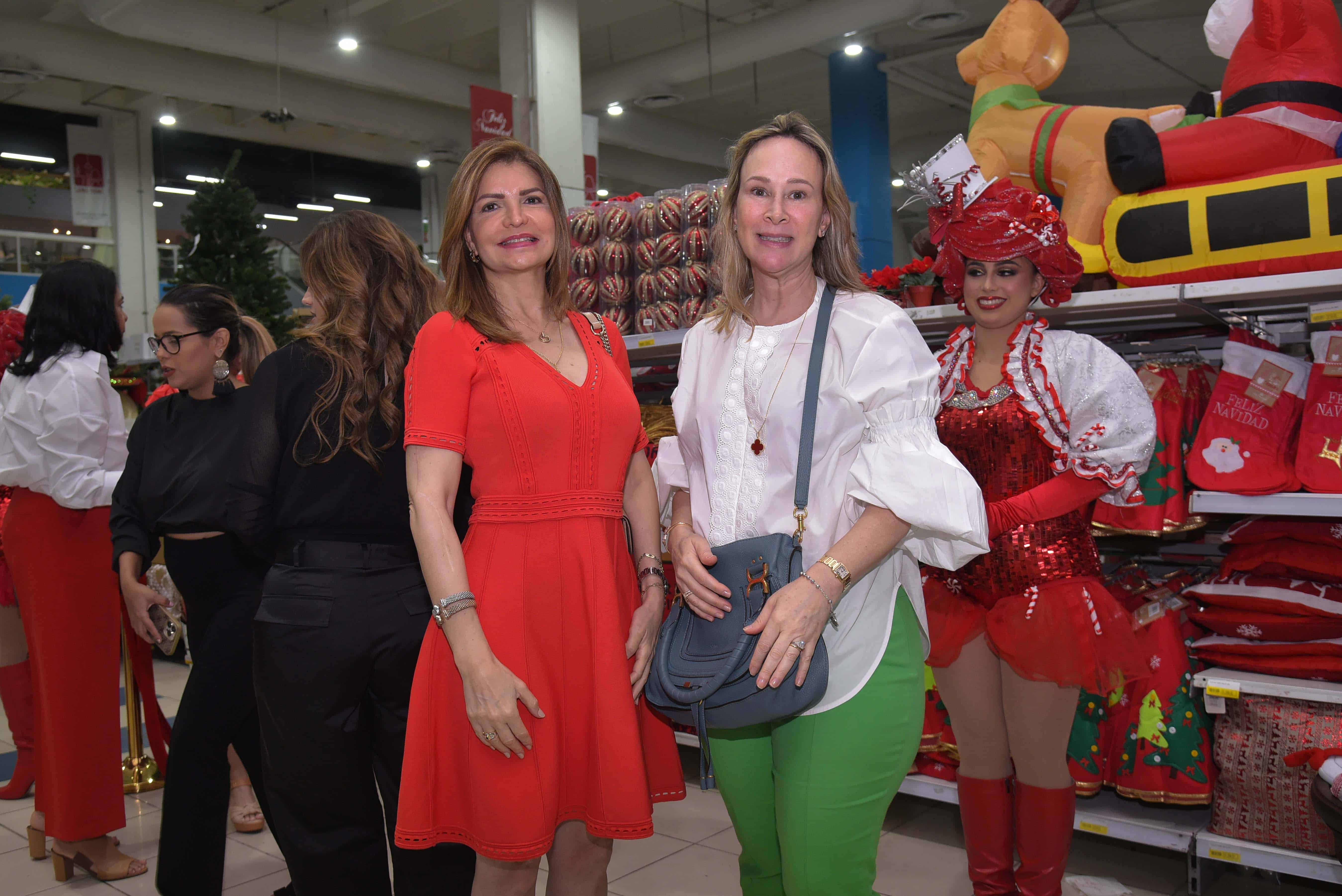 Nancy Velásquez y Shirley de Bisonó.