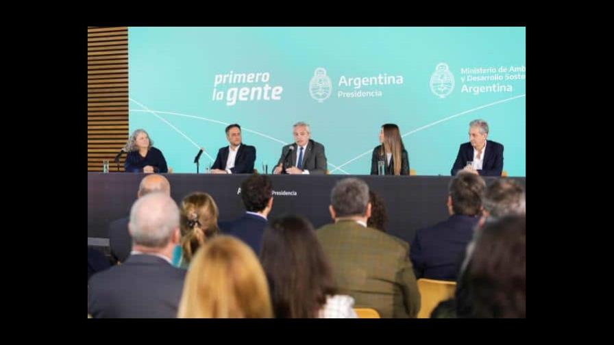 Alberto Fernández pide plena conciencia en lucha contra el cambio climático