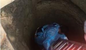 Bomberos rescatan niño de dos años que cayó en letrina en San Víctor, Espaillat