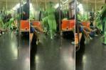 El violento ataque de la pandilla “duendes verdes” en el tren de Nueva York El violento ataque de la pandilla “duendes verdes” en el tren de Nueva York