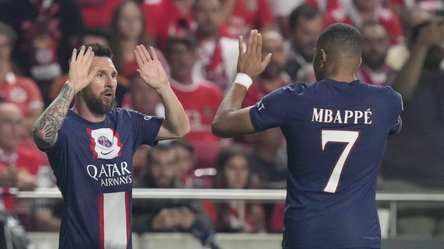 París SG empata ante el Benfica pese a gol de Messi