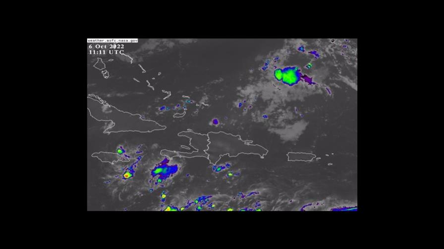 Lluvias sobre varias regiones este jueves por vaguada y efectos locales
