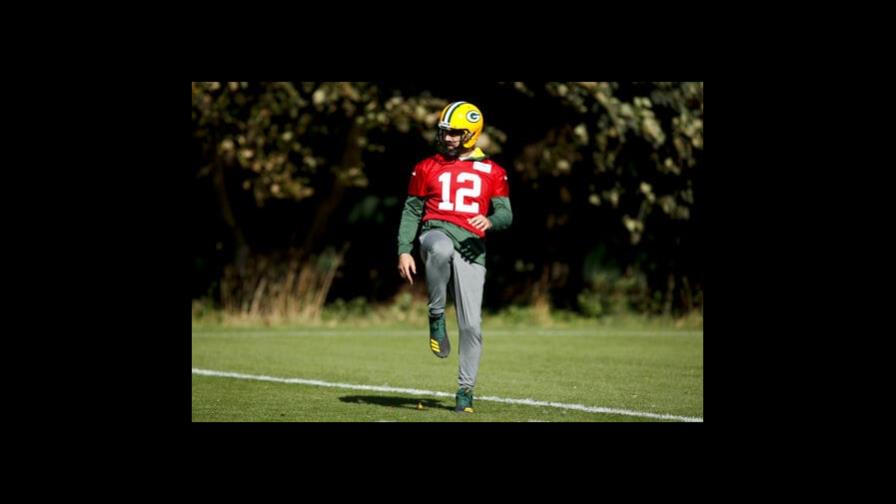 Rodgers ansía soltar el brazo en visita de Packers a Londres Rodgers ansía soltar el brazo en visita de Packers a Londres