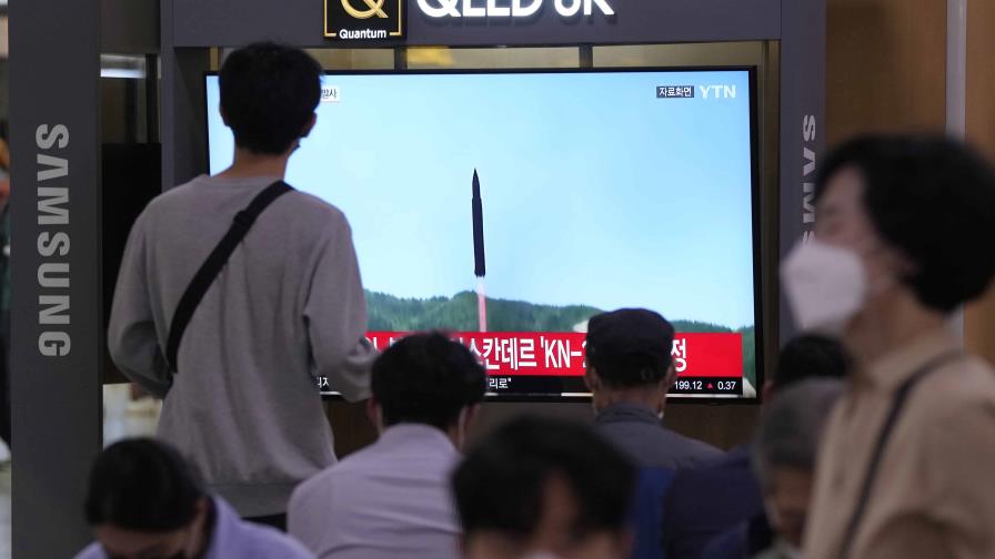 Corea del Norte lanza dos misiles balísticos de corto alcance al mar de Japón