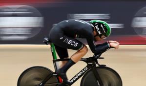 Italiano Ganna rompe el récord de la hora en ciclismo