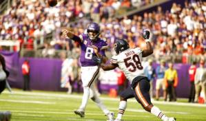 Cousins y Vikings se recuperan al cierre y vencen a Bears