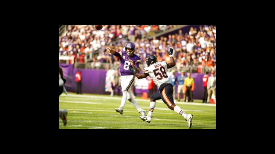 Cousins y Vikings se recuperan al cierre y vencen a Bears Cousins y Vikings se recuperan al cierre y vencen a Bears