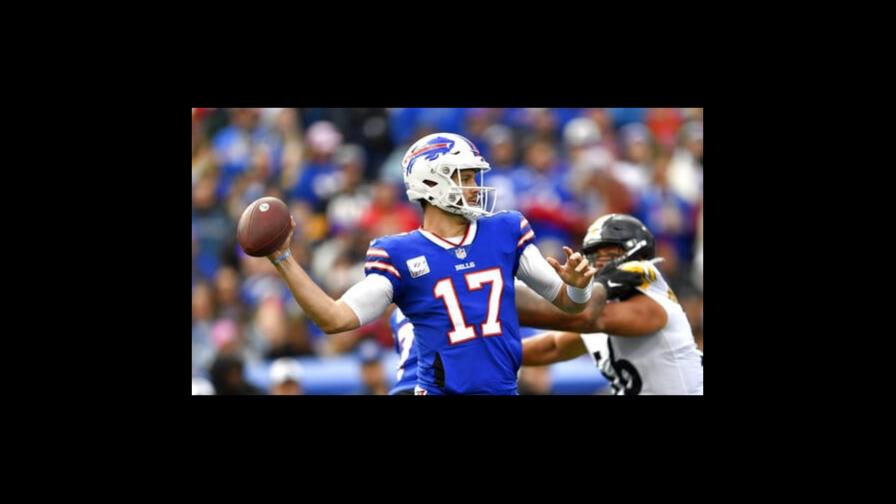 Allen destroza a secundaria de Steelers en paliza de Bills