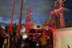 Sofocan incendio de subestación eléctrica de Edeeste en Gascue
