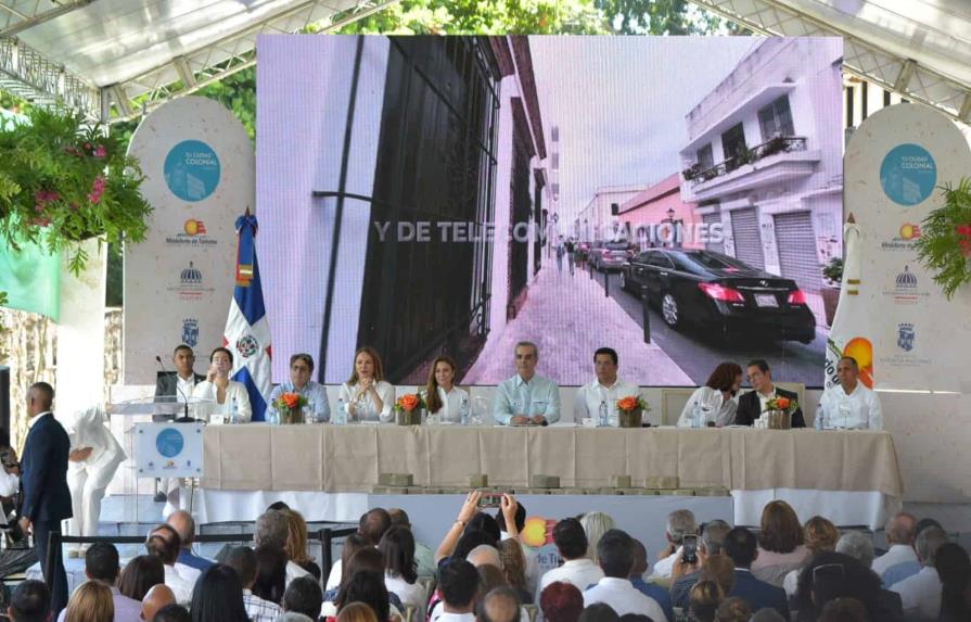 Presidente Abinader comienza la rehabilitación de 11 calles de la Ciudad Colonial