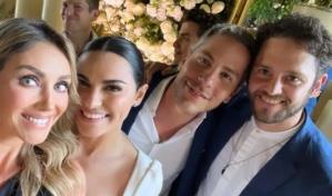 Cantando Sálvame, así disfrutaron los integrantes de RBD la boda de Maite Perroni