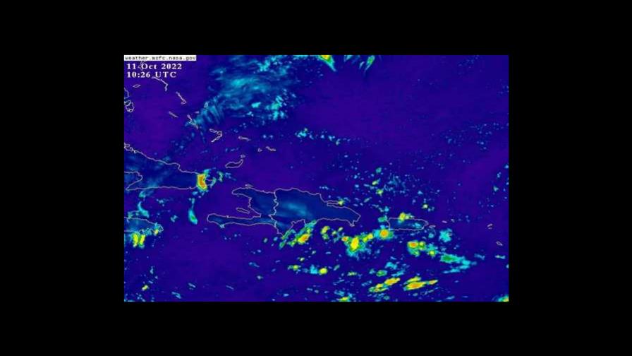 Vaguada provocará este martes aguaceros moderados sobre varias localidades de RD
