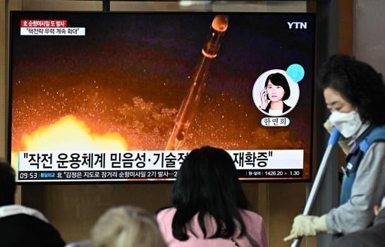 Corea del Norte lanza el noveno misil al mar de Japón en 20 días