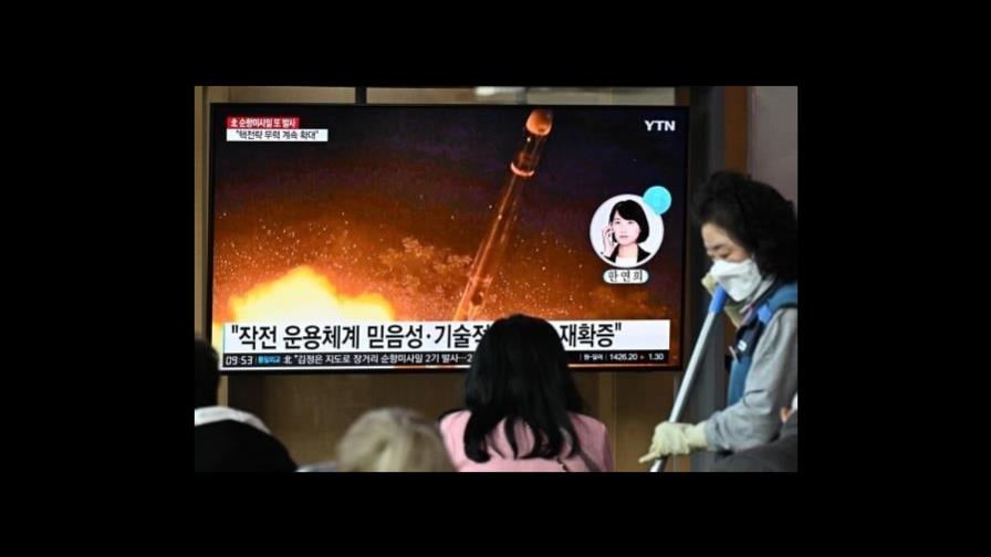 Corea del Norte lanza el noveno misil al mar de Japón en 20 días Corea del Norte lanza el noveno misil al mar de Japón en 20 días