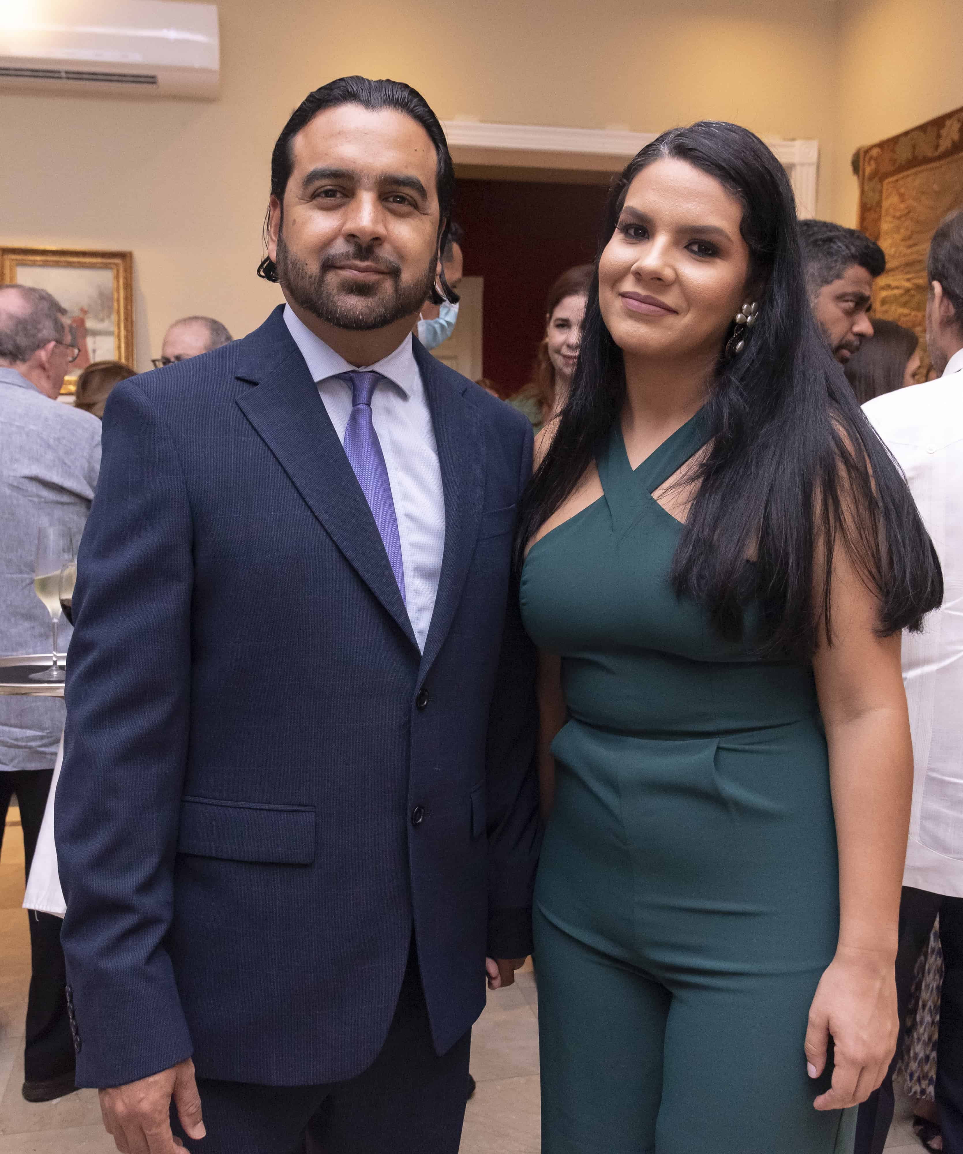 Alexander Rodriguez y Cecilia Belisario.