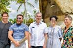 Luis Abinader visita set de Road House en República Dominicana