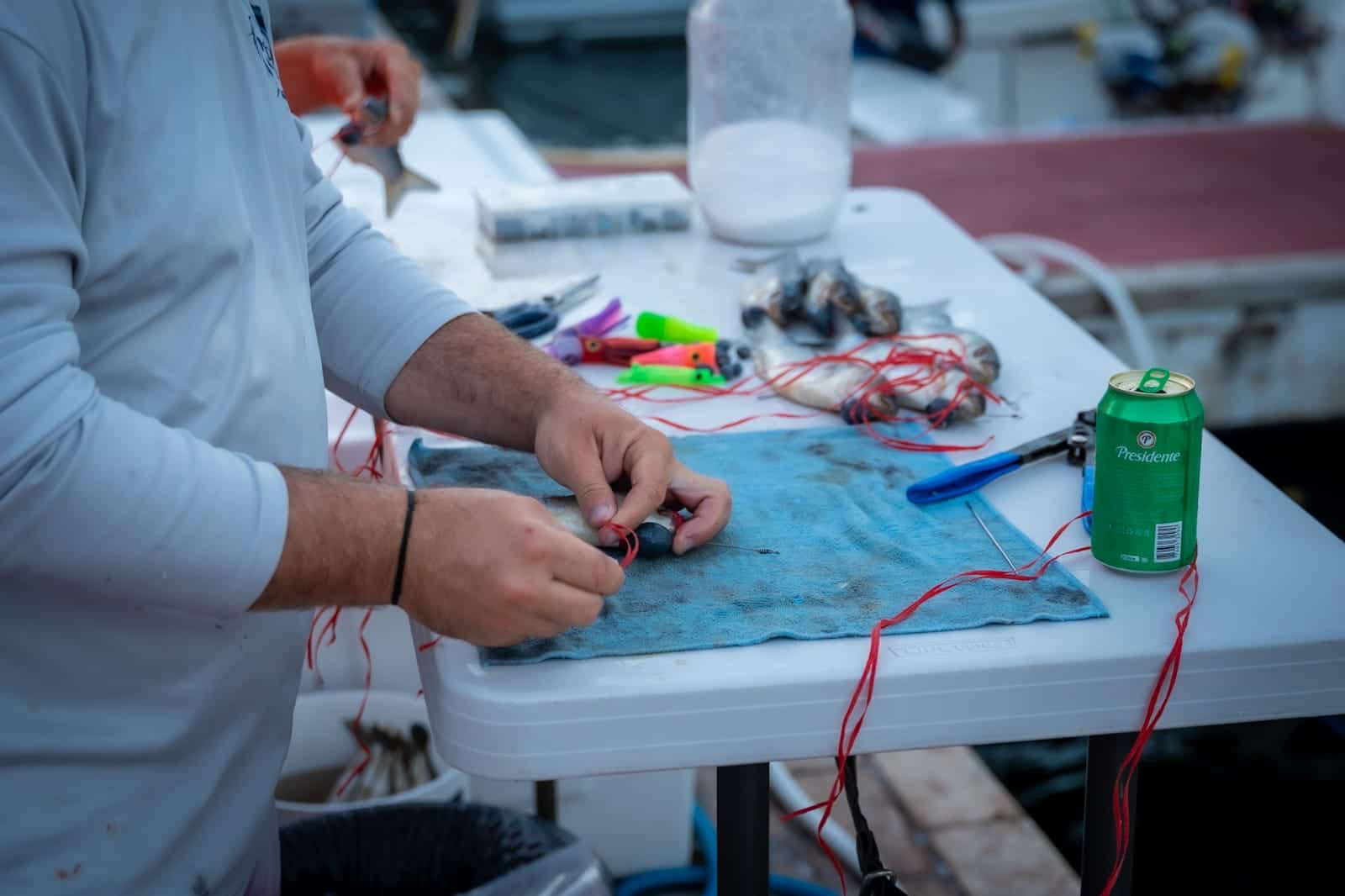 Imagen del desarrollo del torneo de pesca al Marlin Azul en el Cap Cana Classic, en la versión 2022.