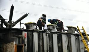 Transformador en subestaci&oacute;n de Edeeste ya est&aacute; en servicio a cinco d&iacute;as del incendio