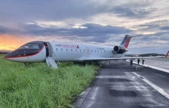 Avión procedente de RD se sale de la pista de aterrizaje en aeropuerto de Nicaragua