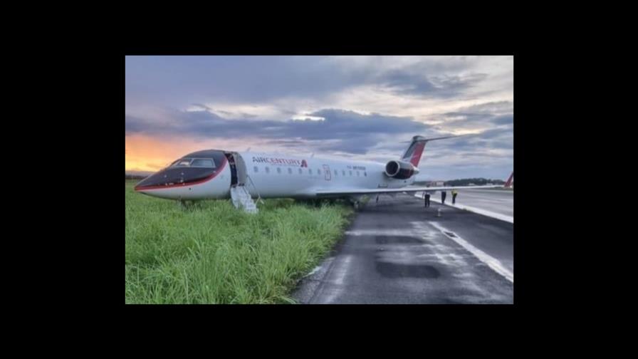 Avión procedente de RD se sale de la pista de aterrizaje en aeropuerto de Nicaragua
