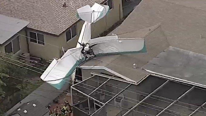 Mueren dos personas al estrellarse una avioneta contra una casa en Florida