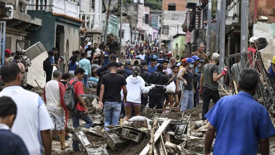 Nuevo aluvión deja tres muertos en el norte de Venezuela
