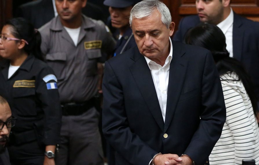 Fiscalía de Guatemala pide 30 años de prisión para expresidente Pérez Molina