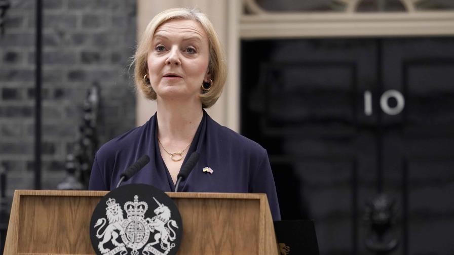 Renuncia primera ministra británica Liz Truss