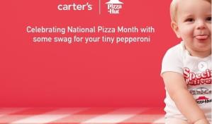 Mes nacional de la Pizza: Pizza Hut lanza ropa para beb&eacute;s