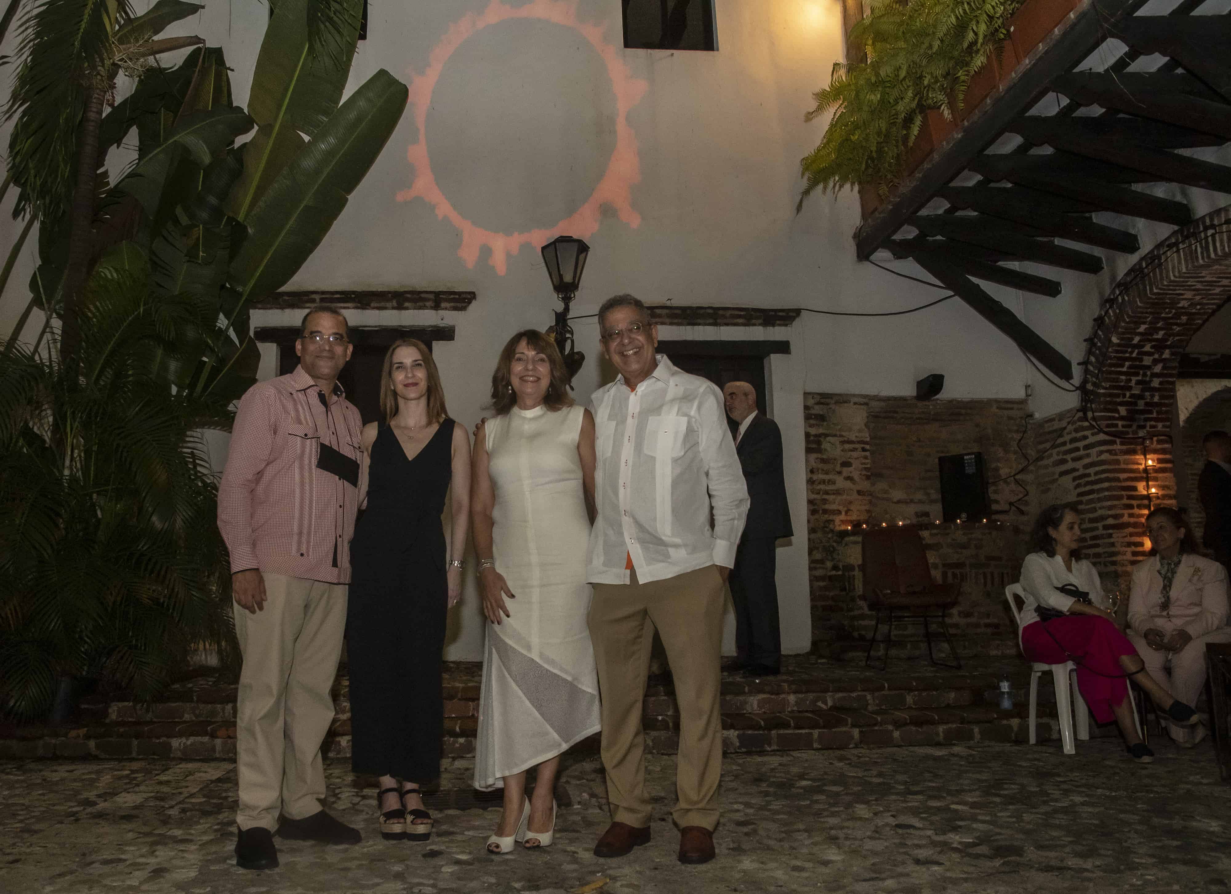 Olivo Rodríguez, Jarouska Cocco, María Elena de Guiliani y Héctor Guilian