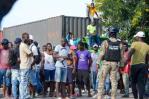 Haitianos mantienen cerrado el portón fronterizo en Dajabón