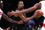 Kevin Durant rompe el empate y Nets se imponen a Raptors Kevin Durant rompe el empate y Nets se imponen a Raptors